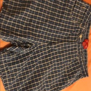 Blue shorts - zip pockets